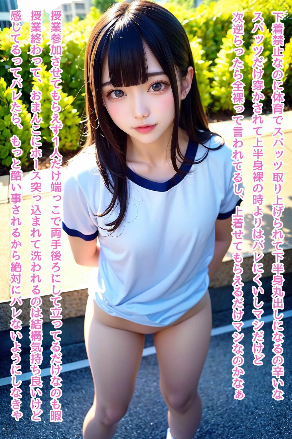 【プチストーリー付】美少女野外露出写真集