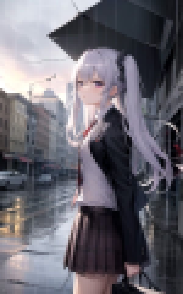 雨の日に出会ったあの子