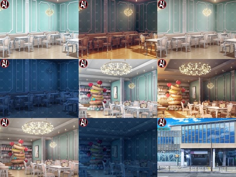 みにくる背景CG素材集『街編』part02