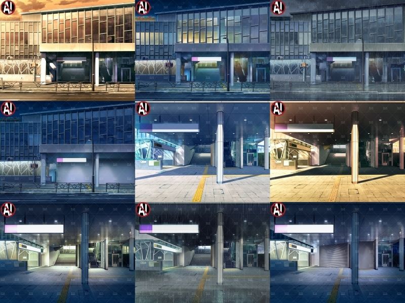 みにくる背景CG素材集『街編』part02