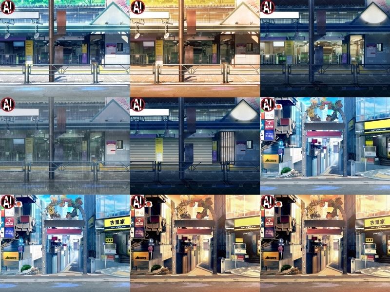 みにくる背景CG素材集『街編』part02