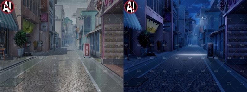 みにくる背景CG素材集『街編』part02