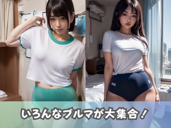 【ブルマ女子大生】体操服のコスプレをしたJDが集まるエッチ撮影会に参加!ムチムチのブルマや短パンが撮り放題!