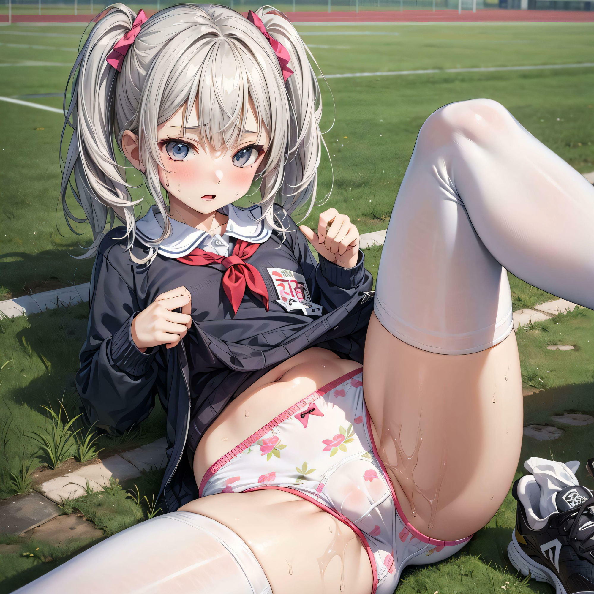 同級生の汗だくパンツ