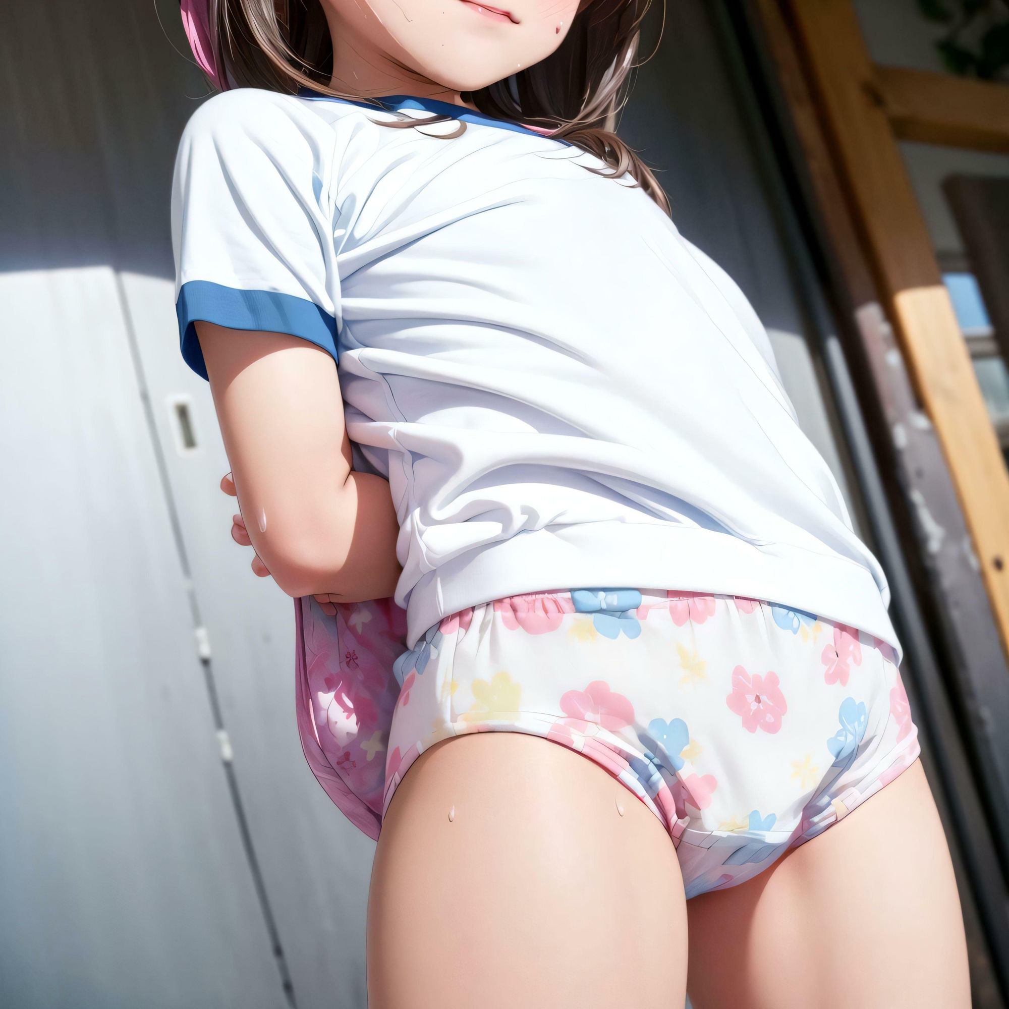 体操着は汗で透ける
