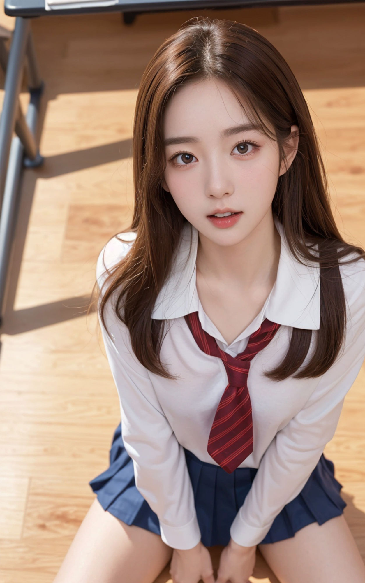 放課後の教室で生徒とイケナイ関係