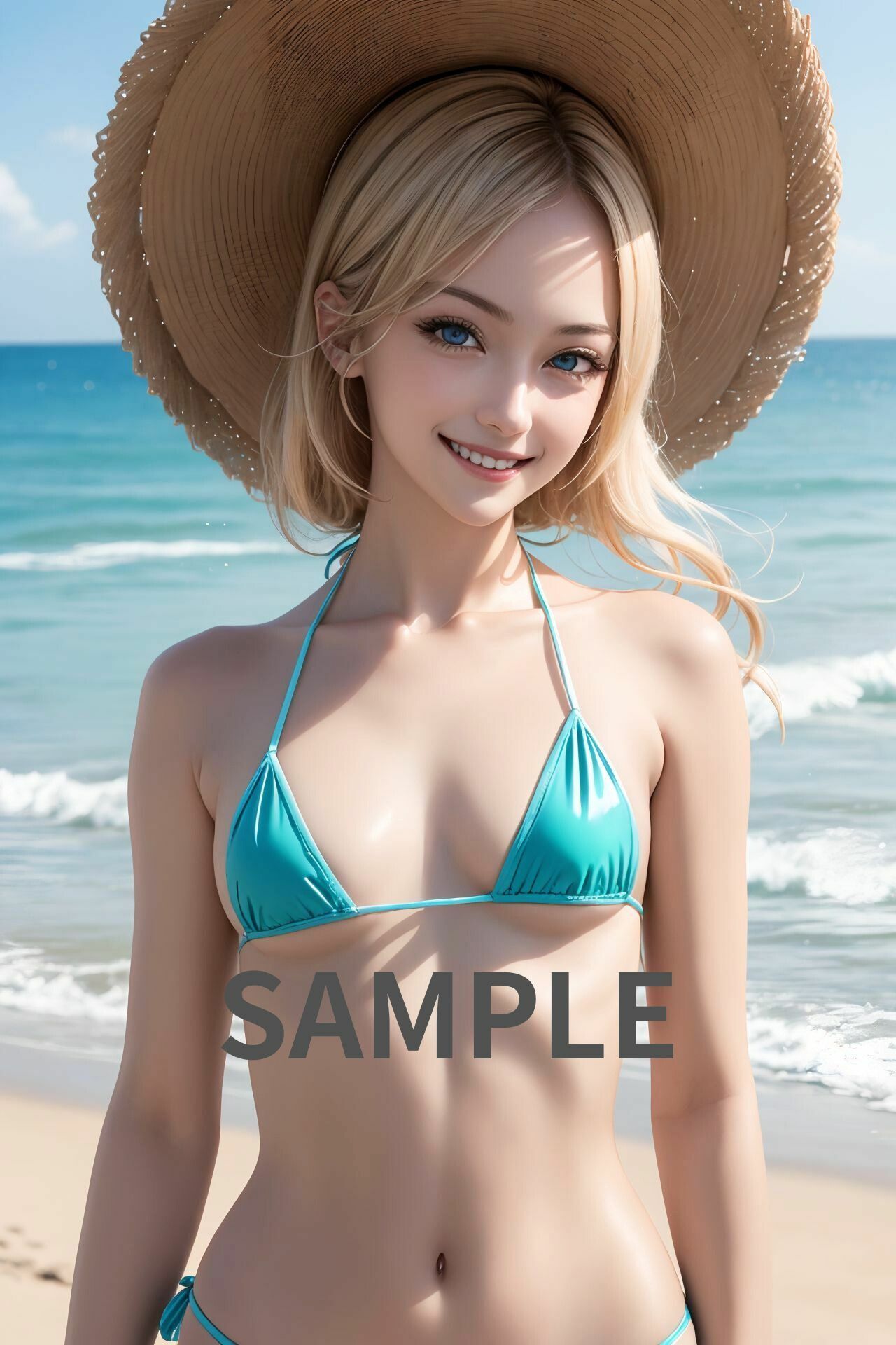 友達に彼女を寝取られた寂しい大学生が夏休みに金髪貧乳美女に夢中