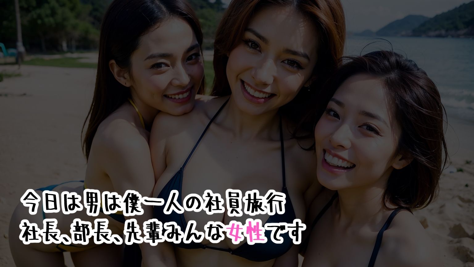 【高品質4K画像】女だらけの社員旅行