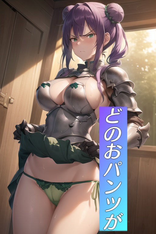 嫌顔スカートたくし上げパンツ〜女騎士編〜