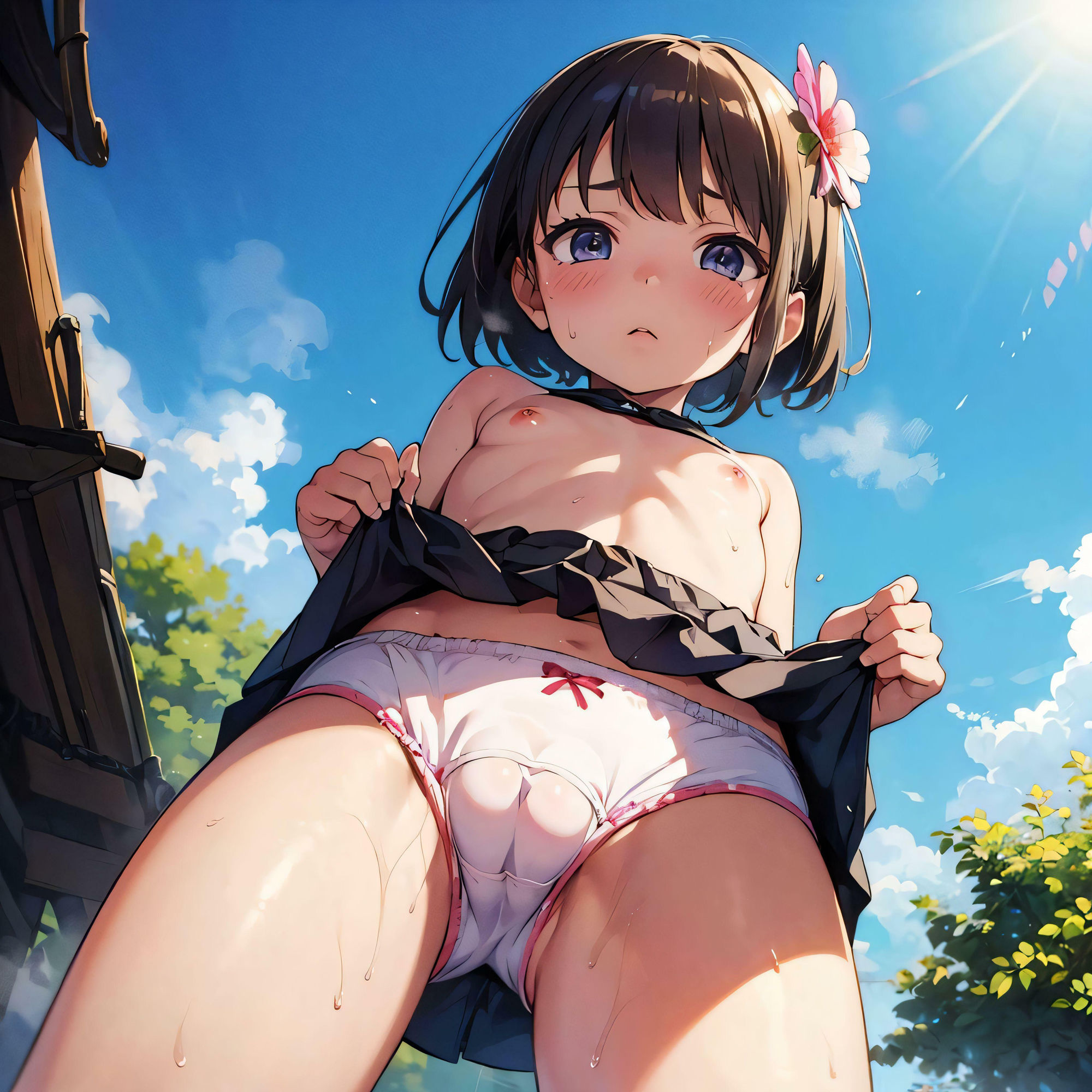 つるぺたエスの背伸びパンツ