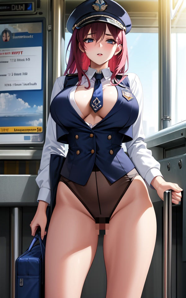 爆乳車掌さん