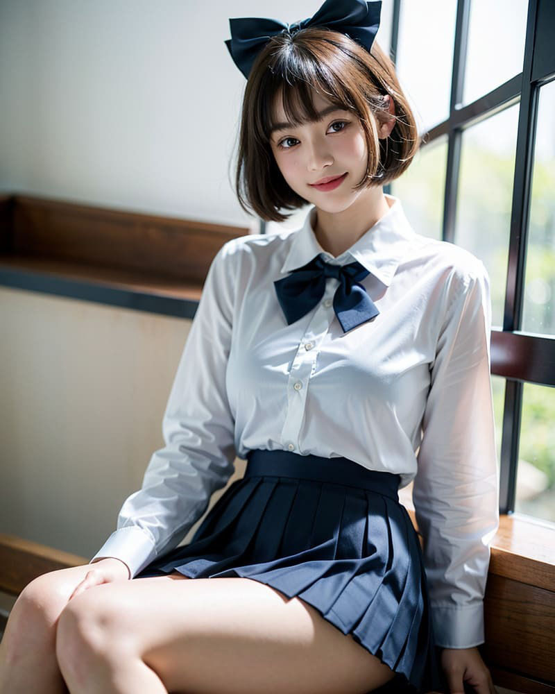 リボン制服でSEX vol.1（500枚）