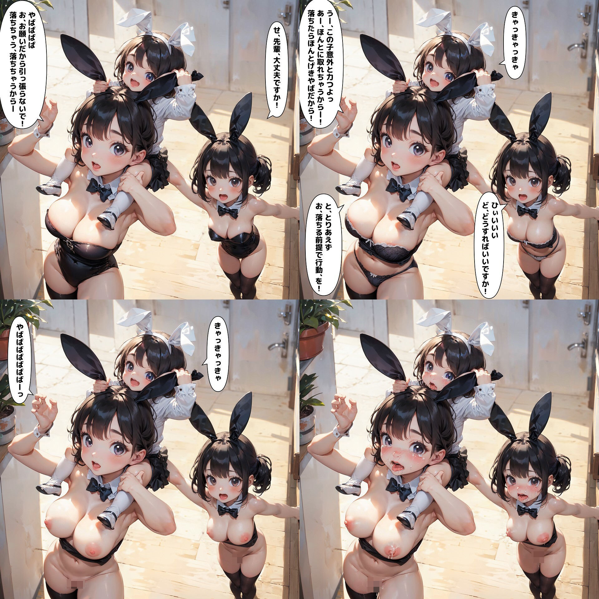 メイドさんが可愛いだけ下着裸絶頂差分