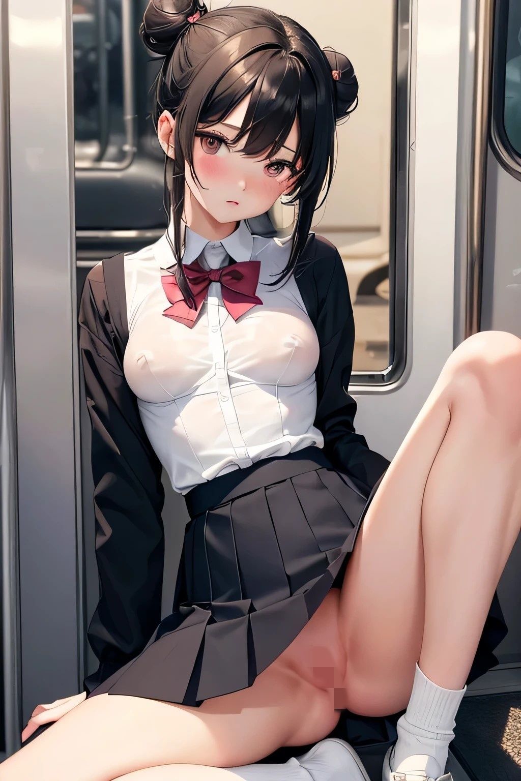 中出し放題 痴女ハーレム 五十嵐佳那の場合 通学電車編