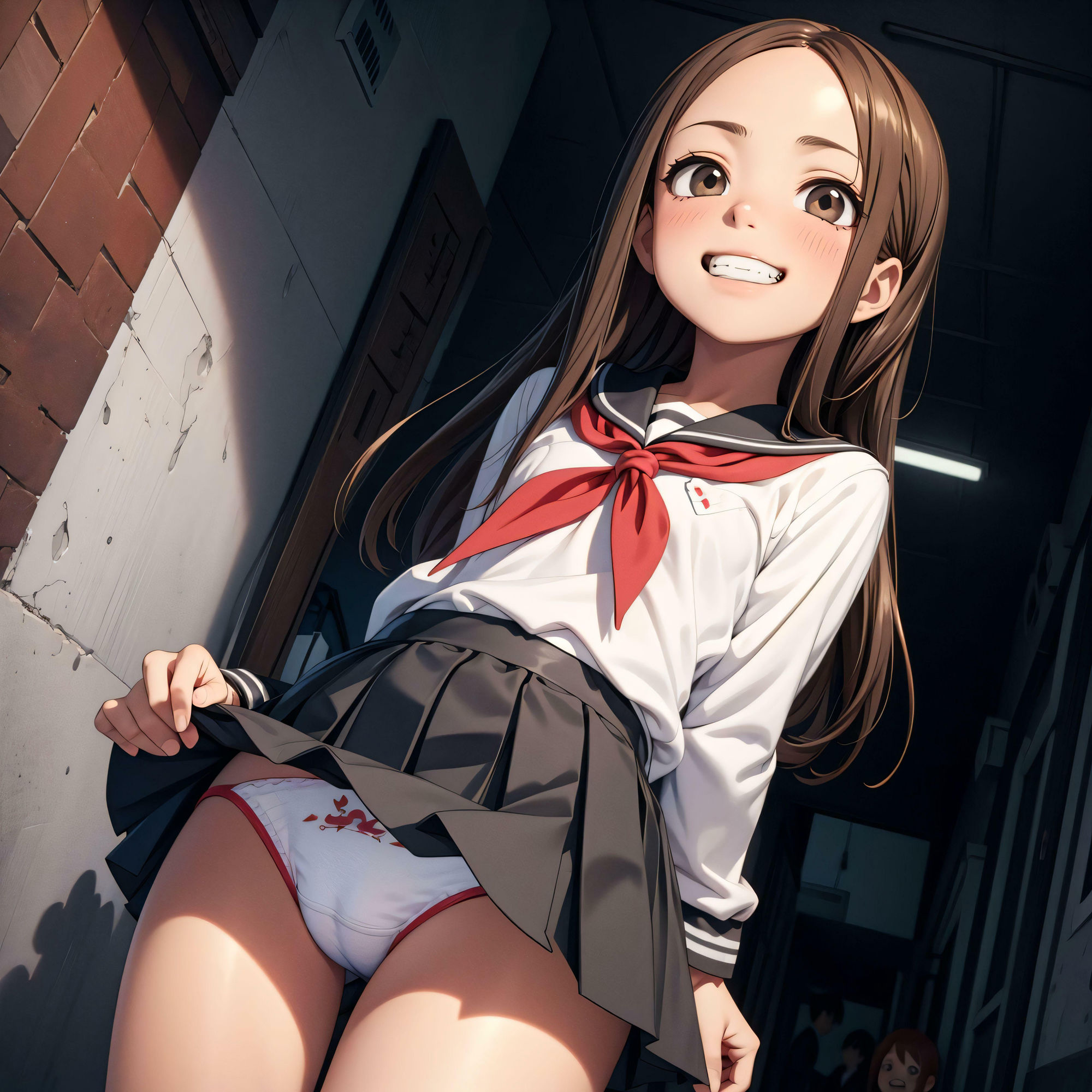 パンツでからかう●●さん