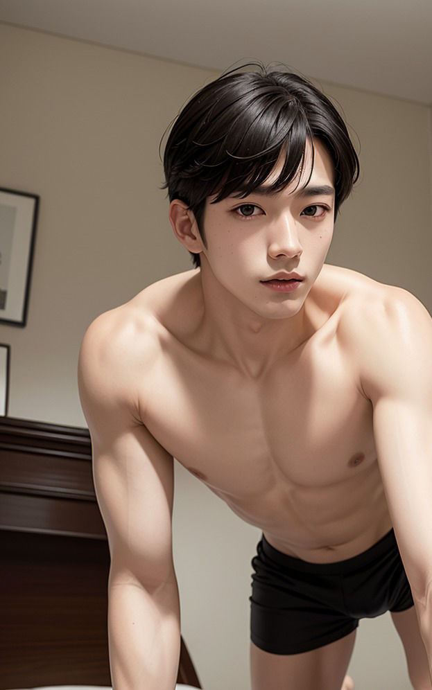 美少年アイドル 淫乱な日常 感じまくり巨根オナニー