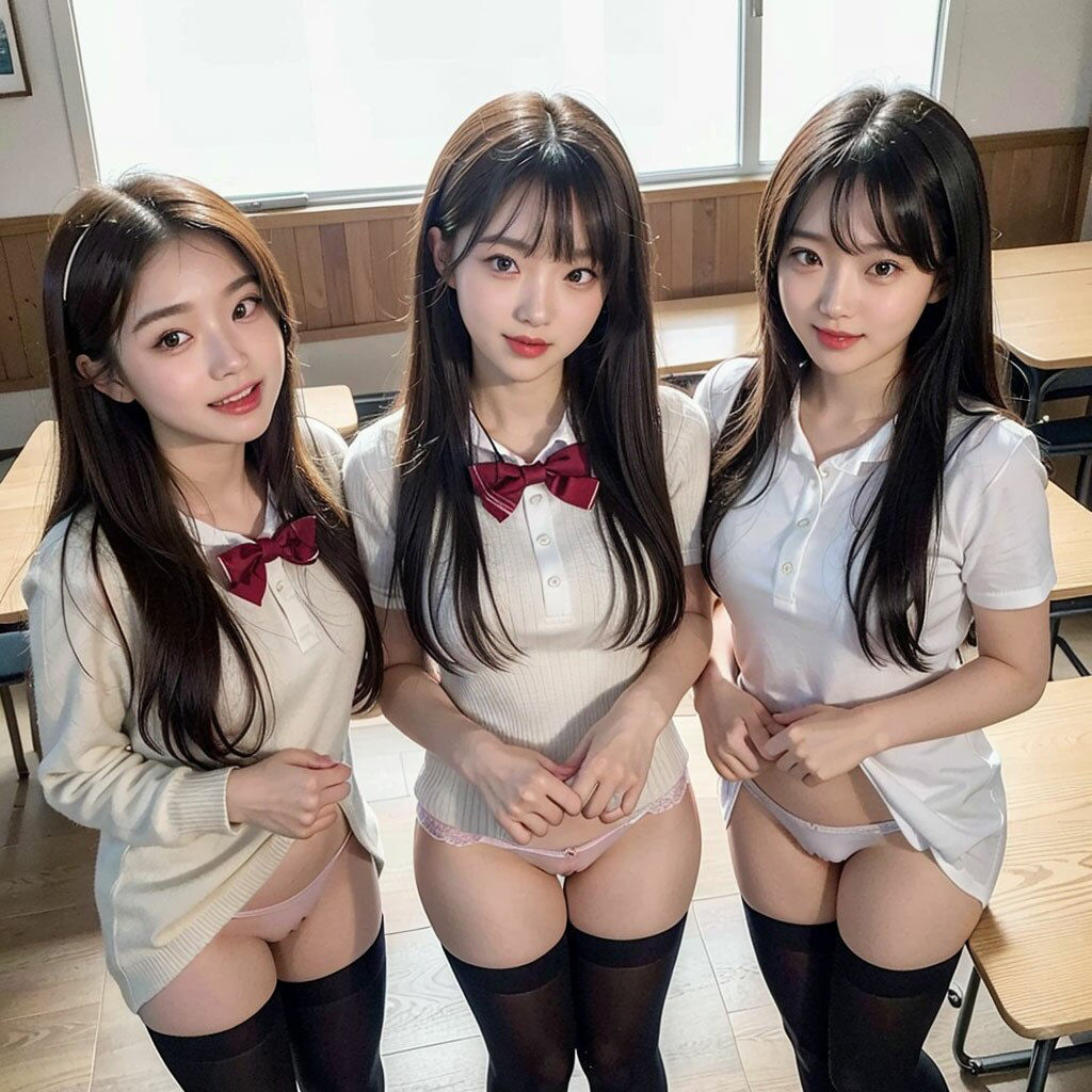 これが見たいんでしょ？ハーレム見せつけパンチラ/You want to see this， right？ Harem showing panty shots