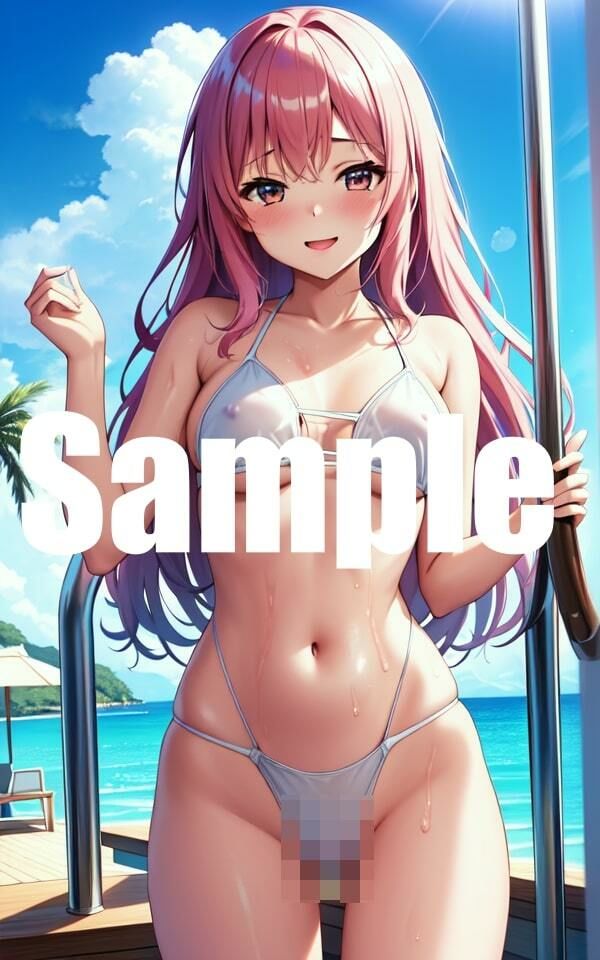 スケスケ水着美女