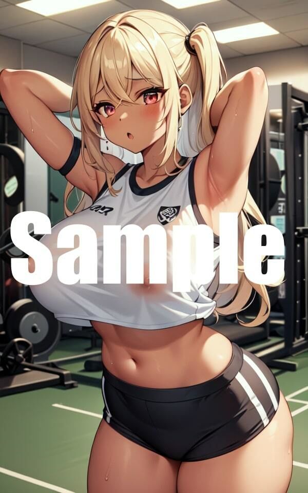 黒ギャルおっぱいジム