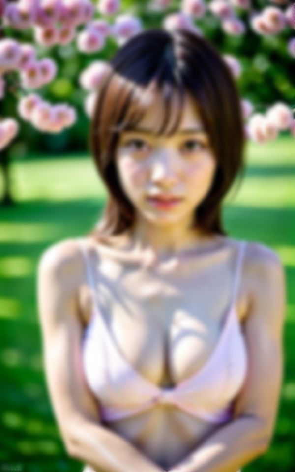 職場の花見で場所取りしたら後から来た同僚OLが実は露出狂で…。