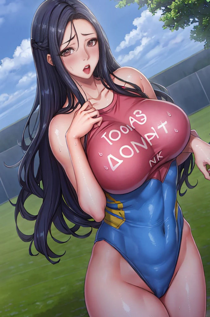 巨乳美女【妄想イラスト美女図鑑vol.74】