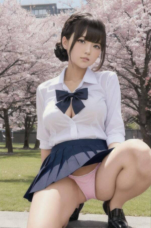 街角美少女図鑑Vol.2〜桜の下でエッチな撮影会〜