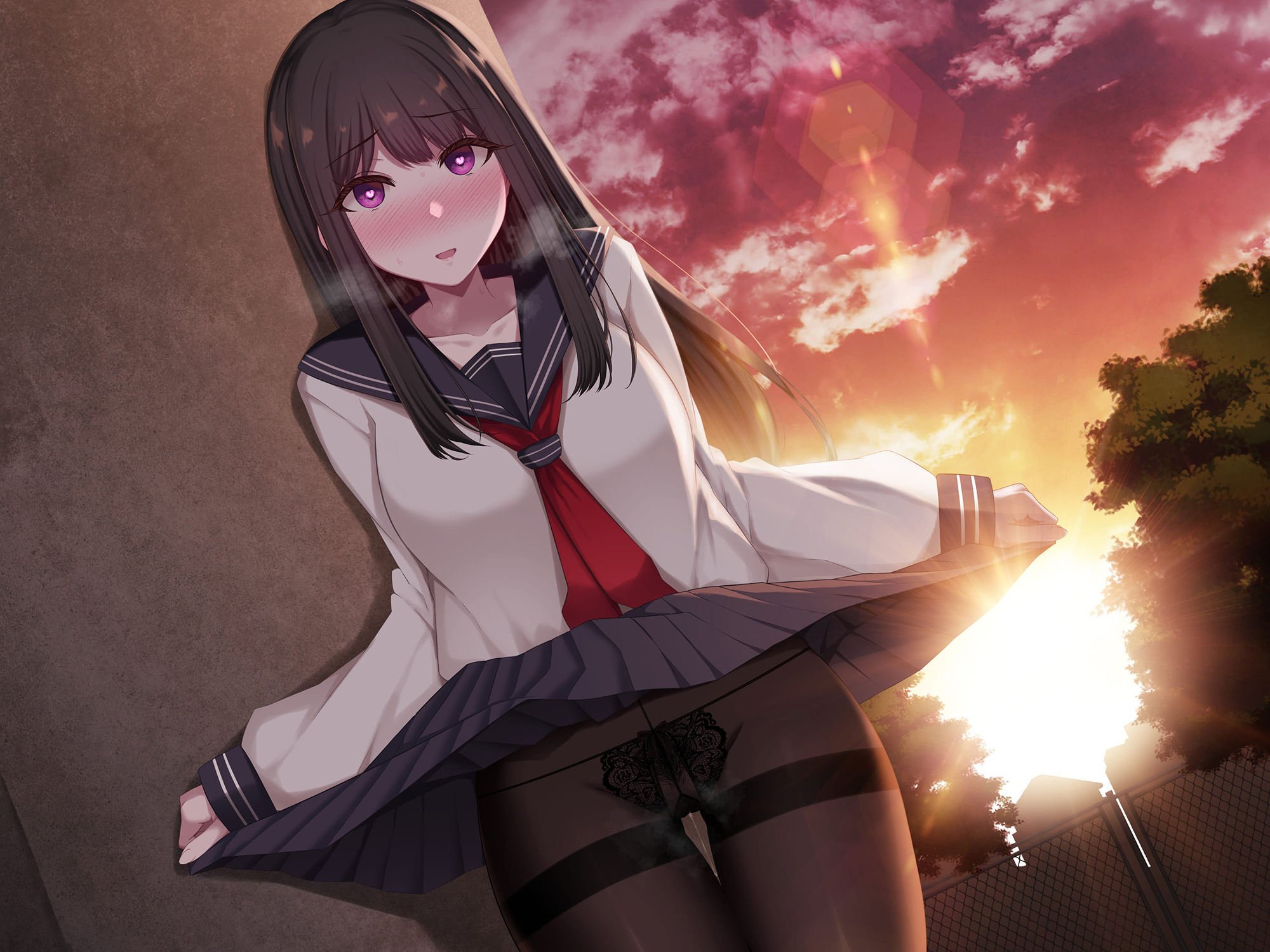 【期間限定330円！】清楚系先輩JKは、裏で僕と毎日オホ声中出しセックスをしている。〜実はマゾなよわよわマンコといつでも生ハメえっち〜