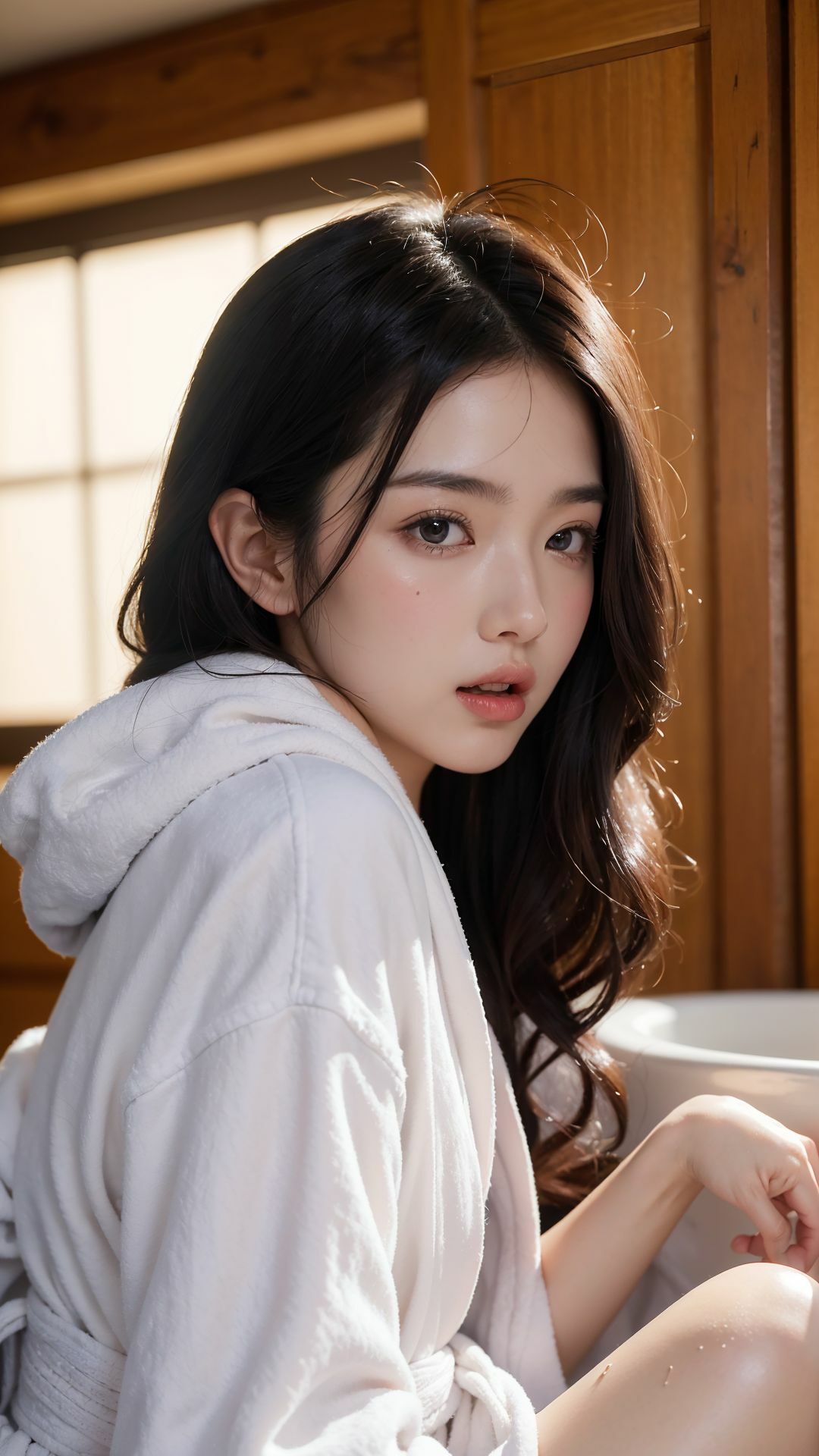 美女と不倫温泉旅行