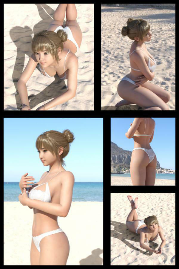 【▲100】『理想の彼女を3DCGで作ります』から生まれた、バーチャルアイドル写真集:Megu_03