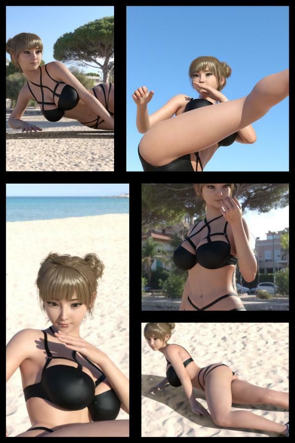 【▲100】『理想の彼女を3DCGで作ります』から生まれた、バーチャルアイドル写真集:Megu_04