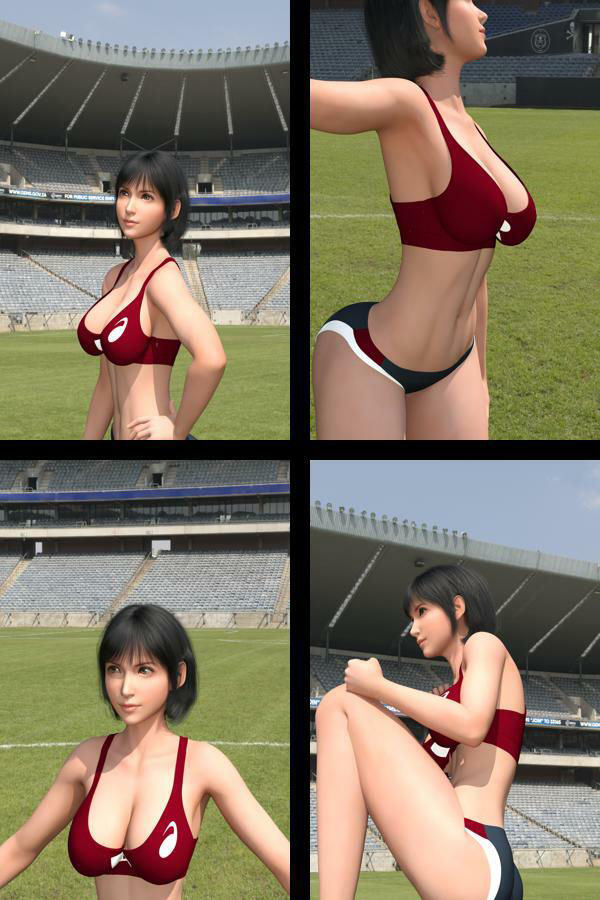 フェティッシュ陸上女子写真集『霧島愛結衣(きりしまめい)』Sporty(スポーティ)-01