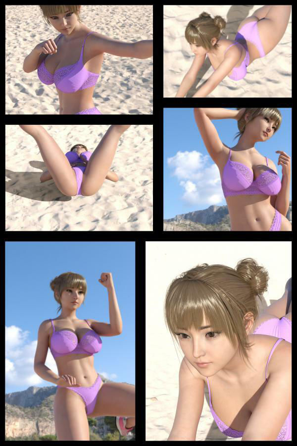 【▲100】『理想の彼女を3DCGで作ります』から生まれた、バーチャルアイドル写真集:Megu_05