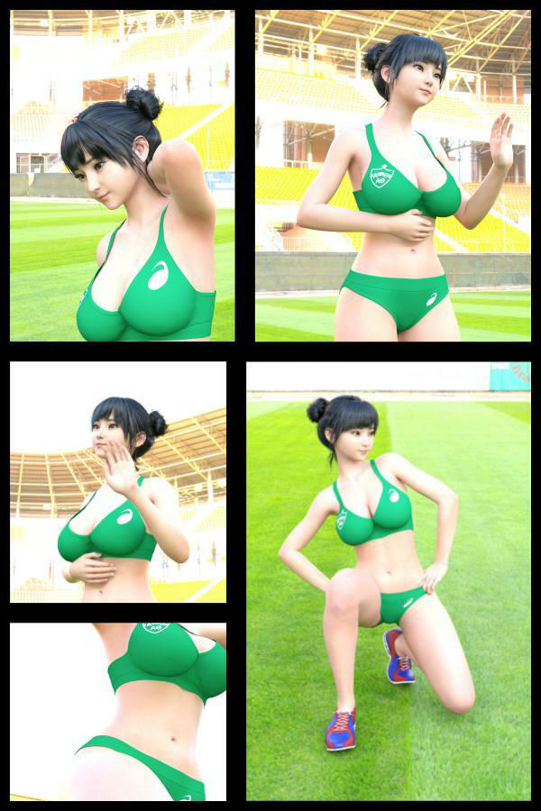 【▲100】『理想の彼女を3DCGで作ります』から生まれた、バーチャルアイドル写真集:Megu_07