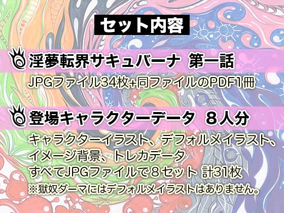 ■淫夢転界サキュバーナ■第一話■トレカ資料イラストおまけ付き■サガノヘルマー■