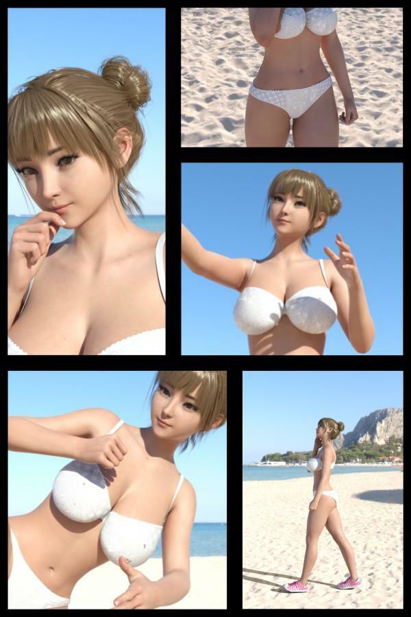 【▲100】『理想の彼女を3DCGで作ります』から生まれた、バーチャルアイドル写真集:Megu_13