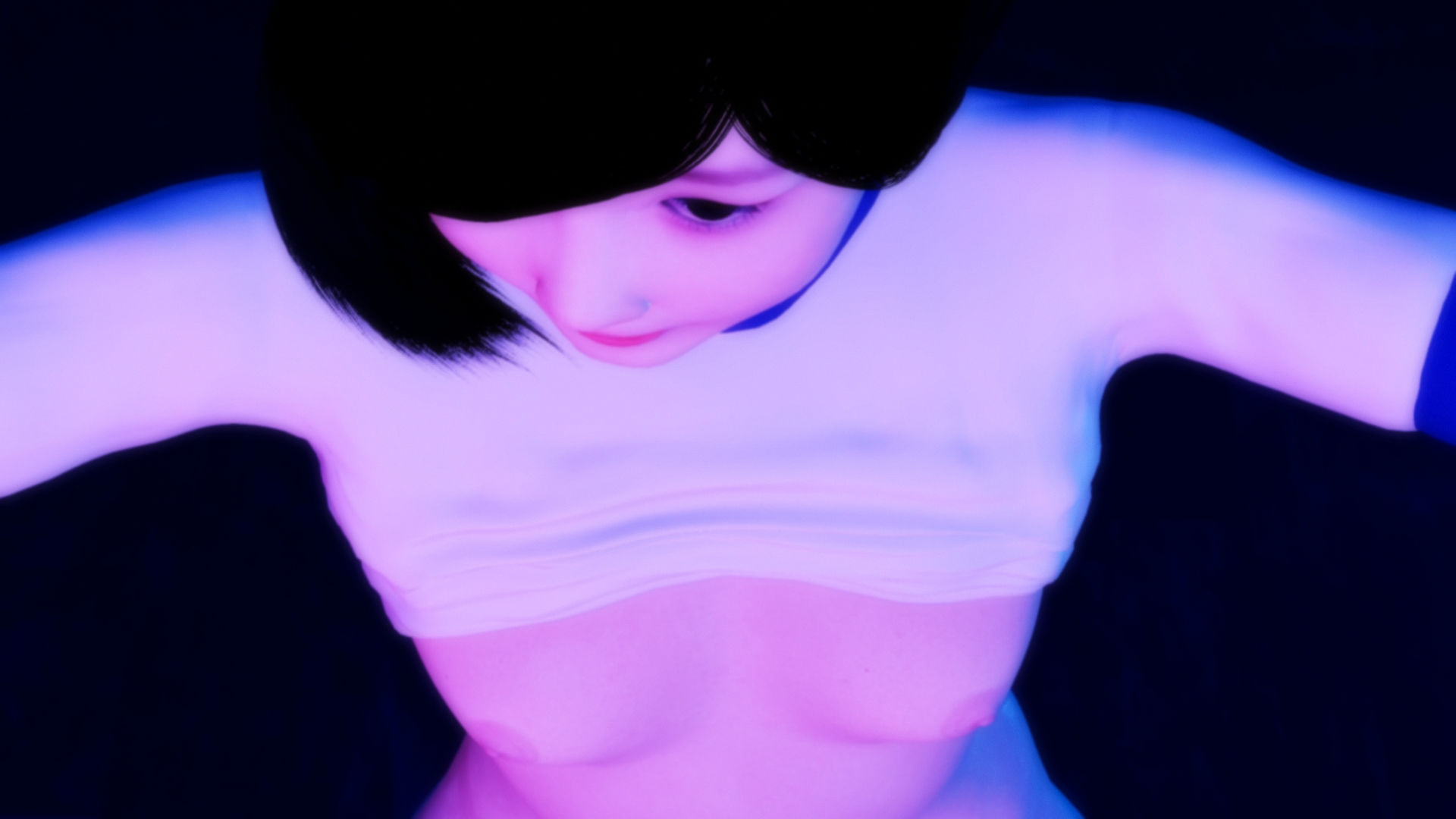 拘束マシンバイブ体操着娘