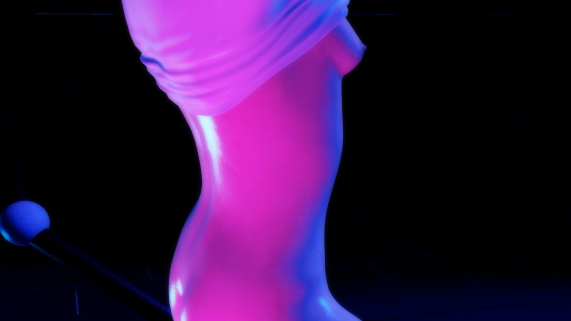 拘束マシンバイブ体操着娘