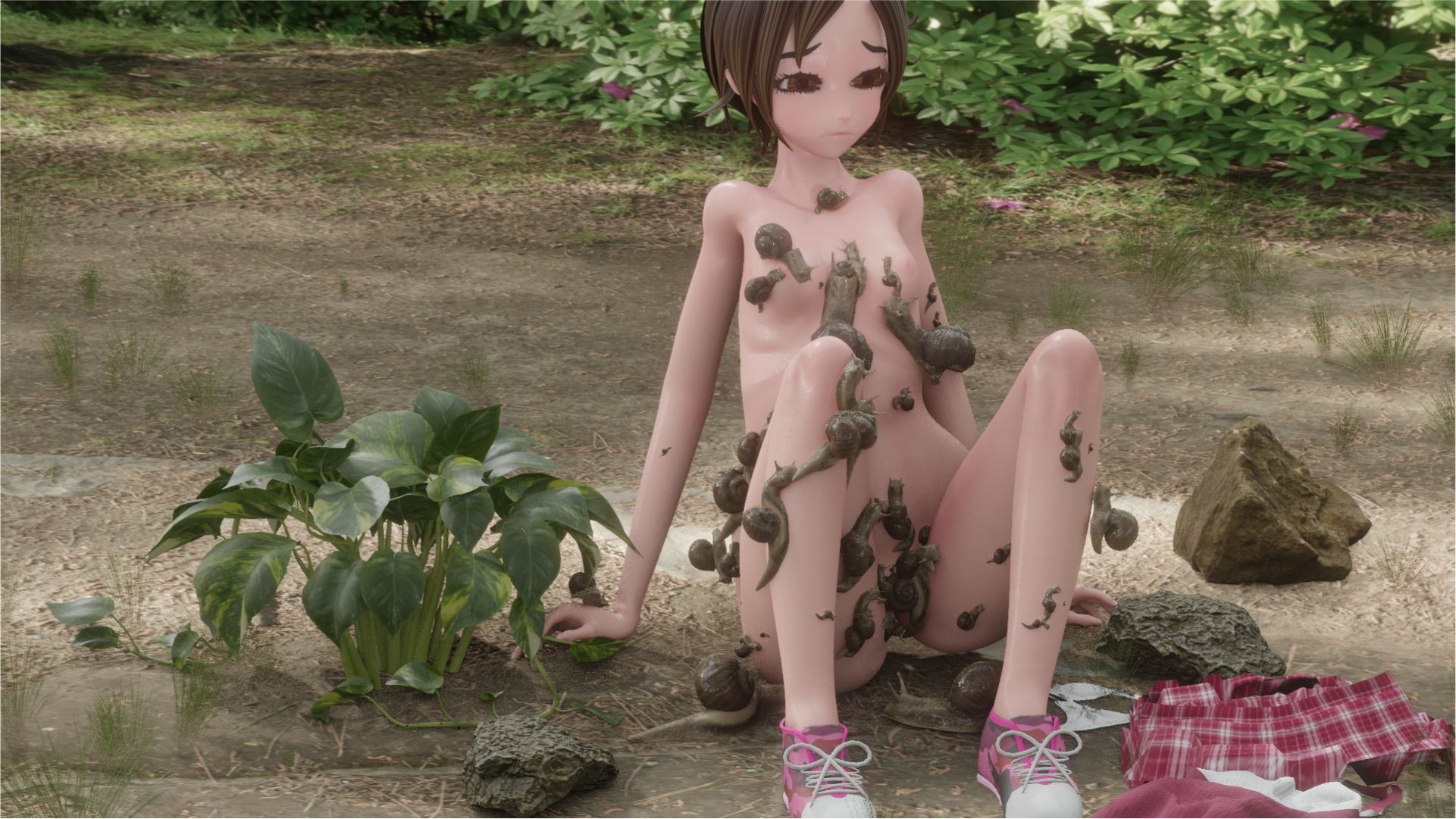 かたつむりとまいまい