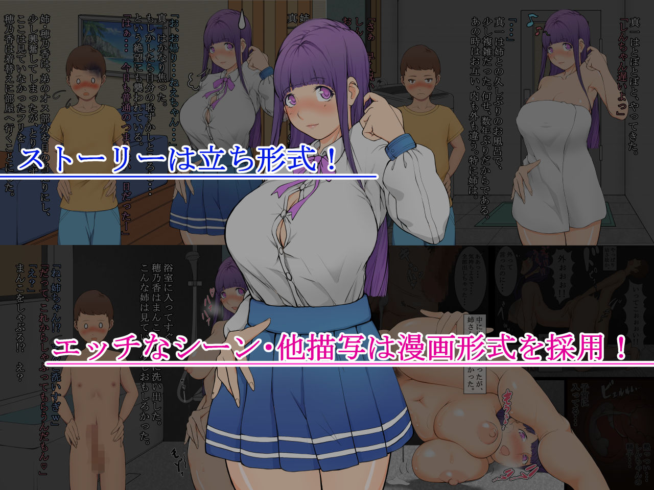 年頃の弟に股を開く、巨乳で優しい姉は嫌いですか?