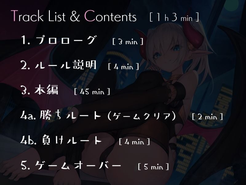 意地悪サキュバスの百回しか扱かせてもらえない限界焦らし誘惑オナサポゲーム