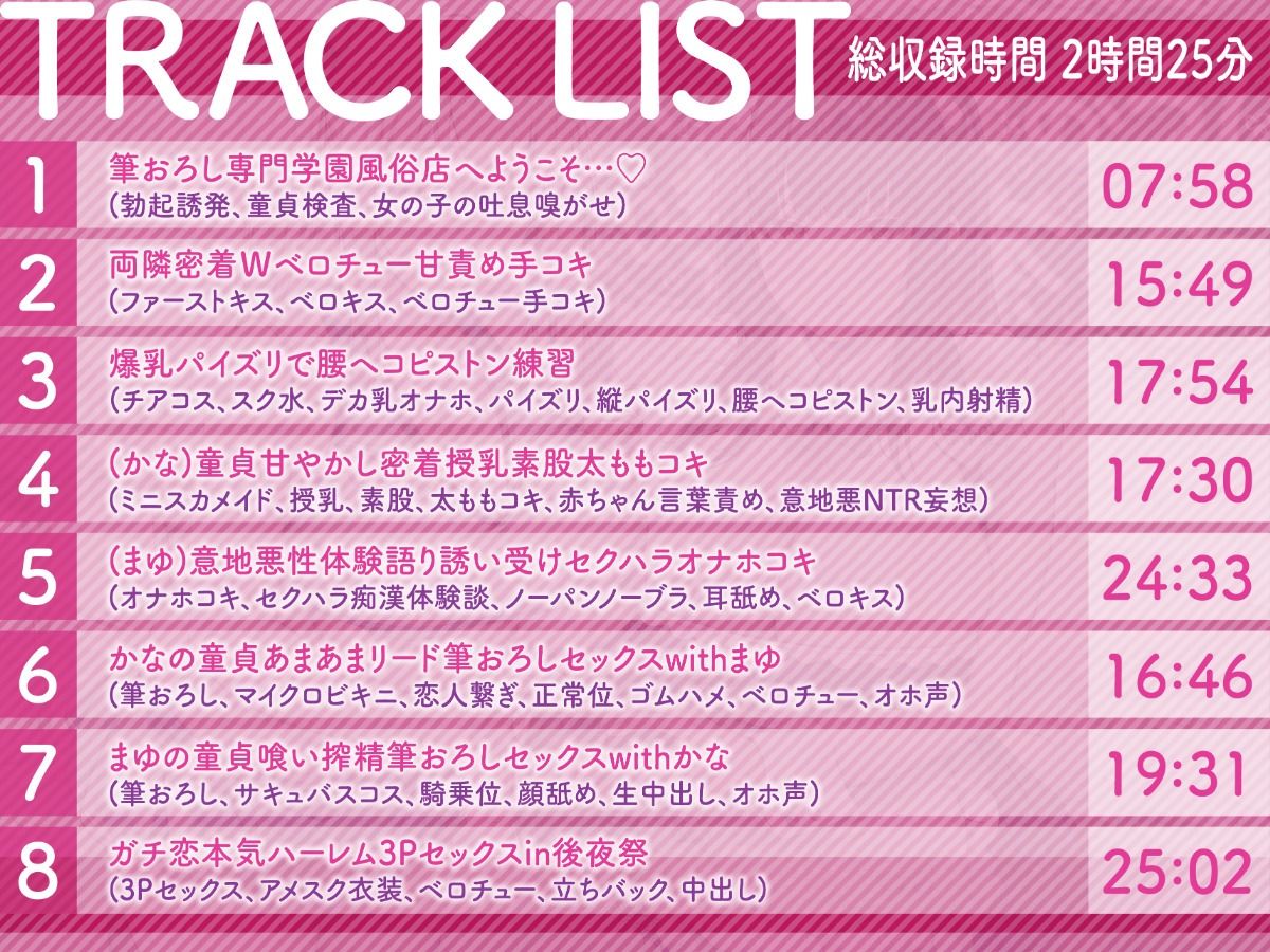 性経験豊富な学園No.1淫乱美少女JK×2によるあまあま筆おろし専門コスプレ風俗店♪ 〜童貞クン達のために私達一肌抜いじゃいま〜す♪〜