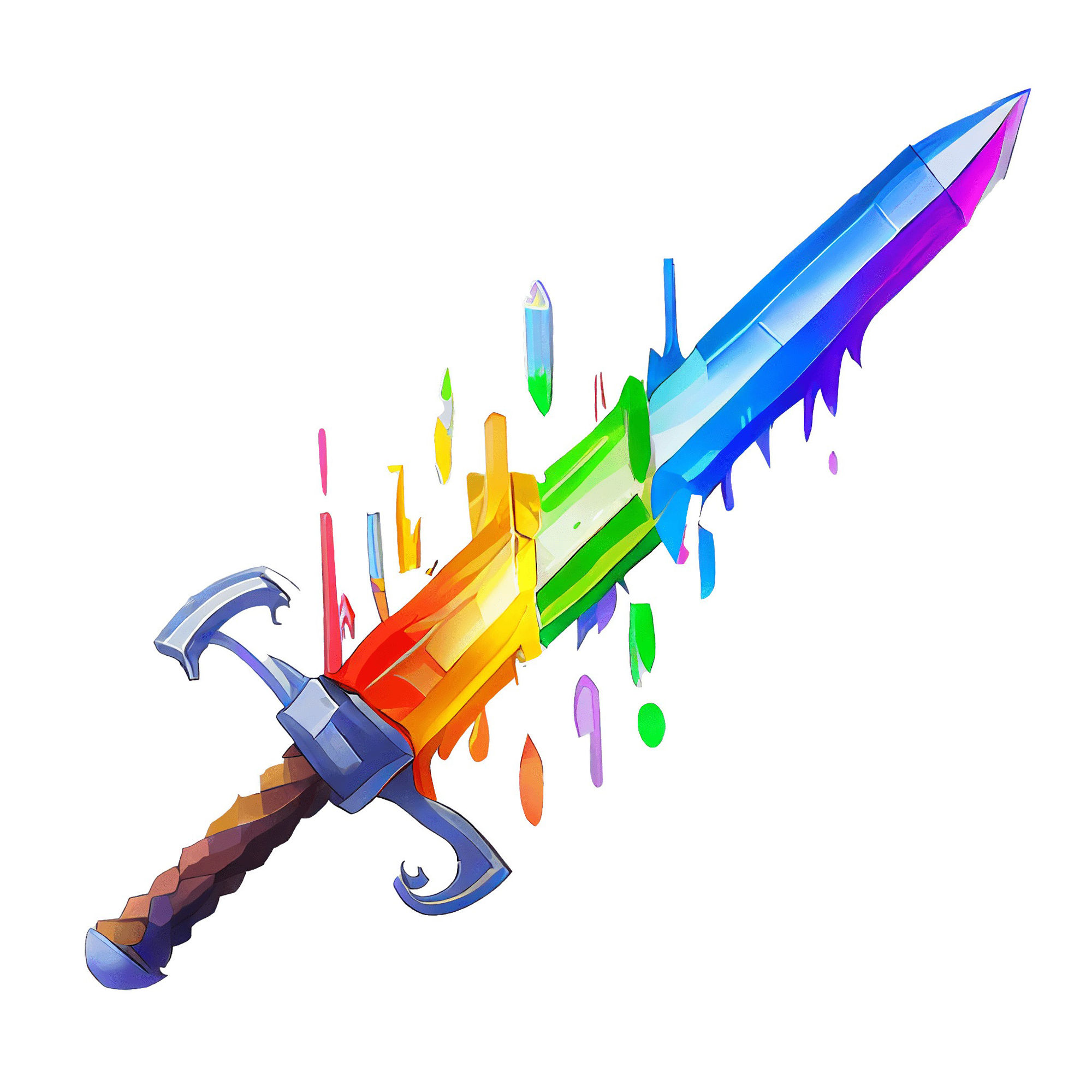 【剣のアイコンセット】著作権フリーの高解像度画像（100枚）