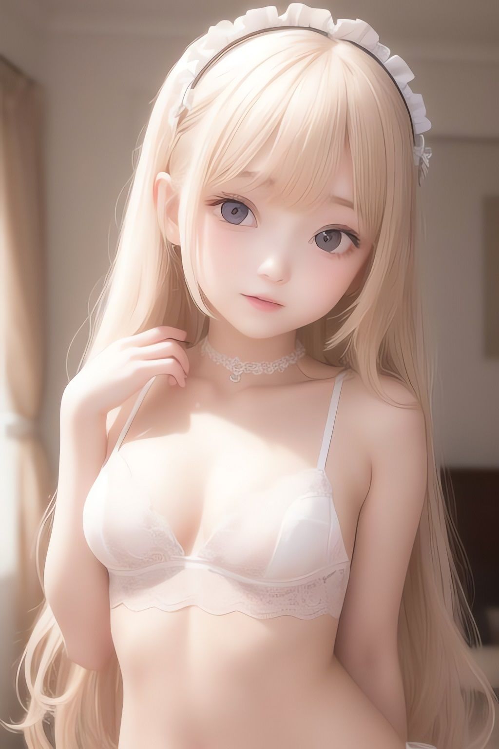 純白の美少女AIイラスト集リアル7