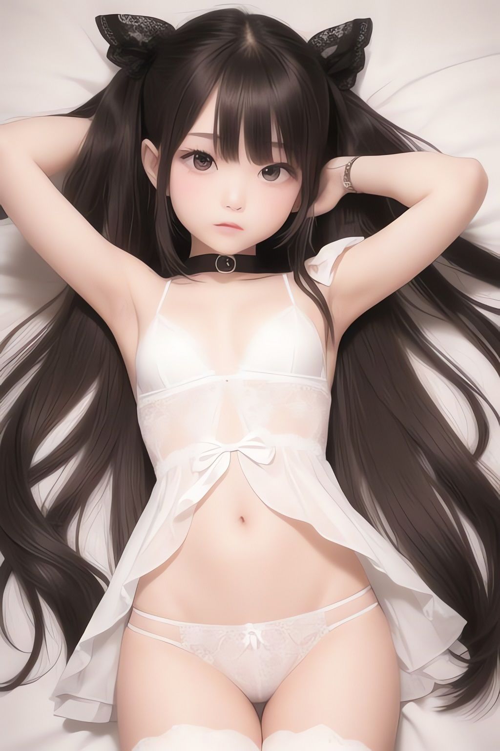 純白の美少女AIイラスト集リアル7