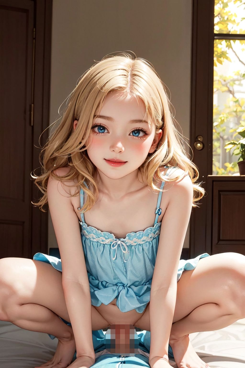 金髪少女と濃厚新婚生活