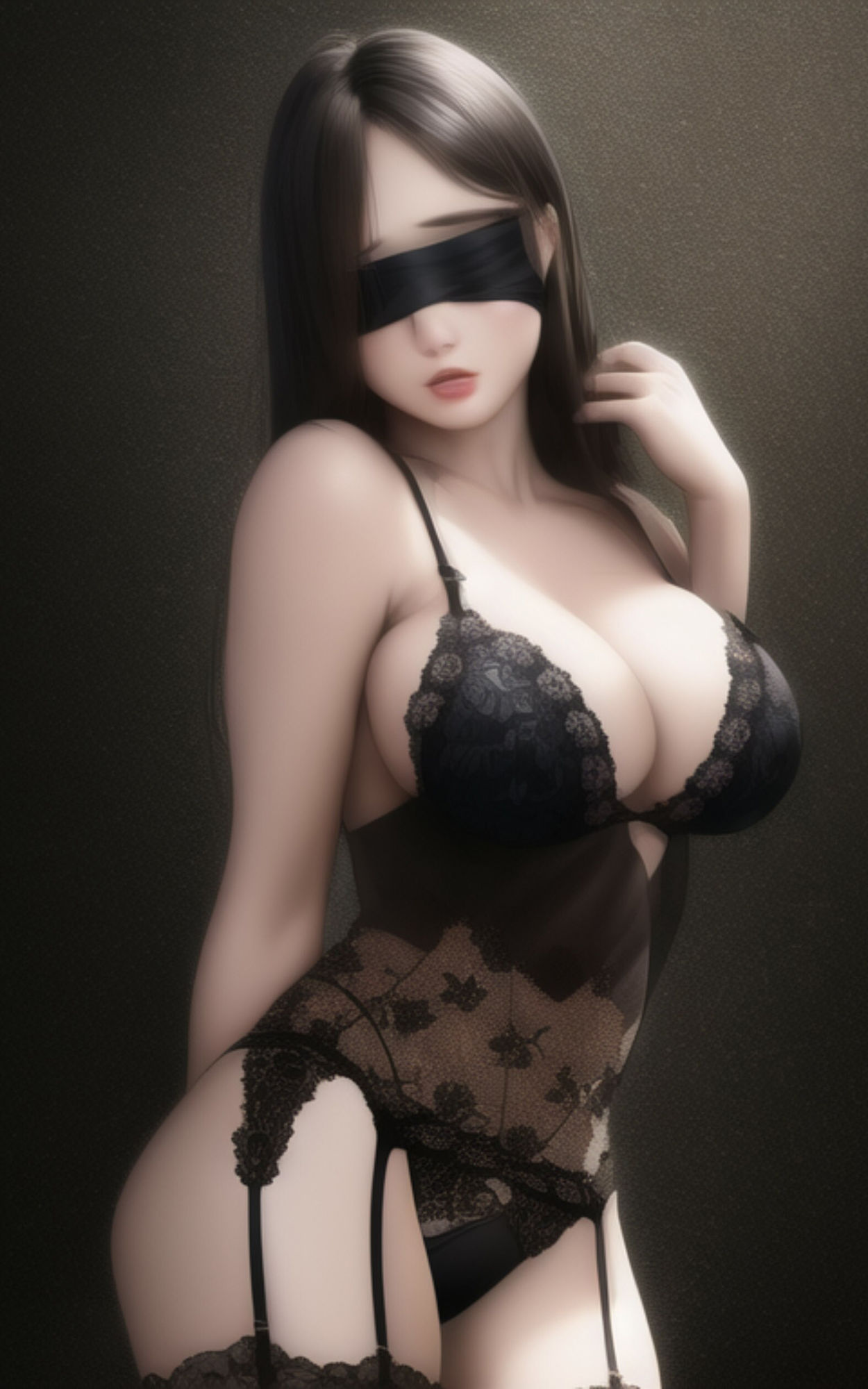 AI Fetich Album ＃5 目隠し【AIグラビア写真集】