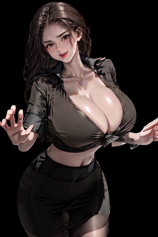 爆乳AIブラウス1