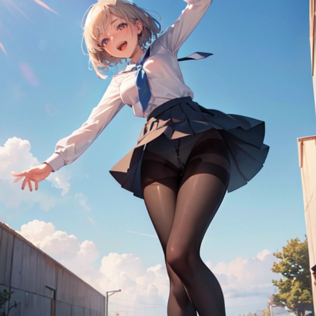 制服少女 黒タイツ編