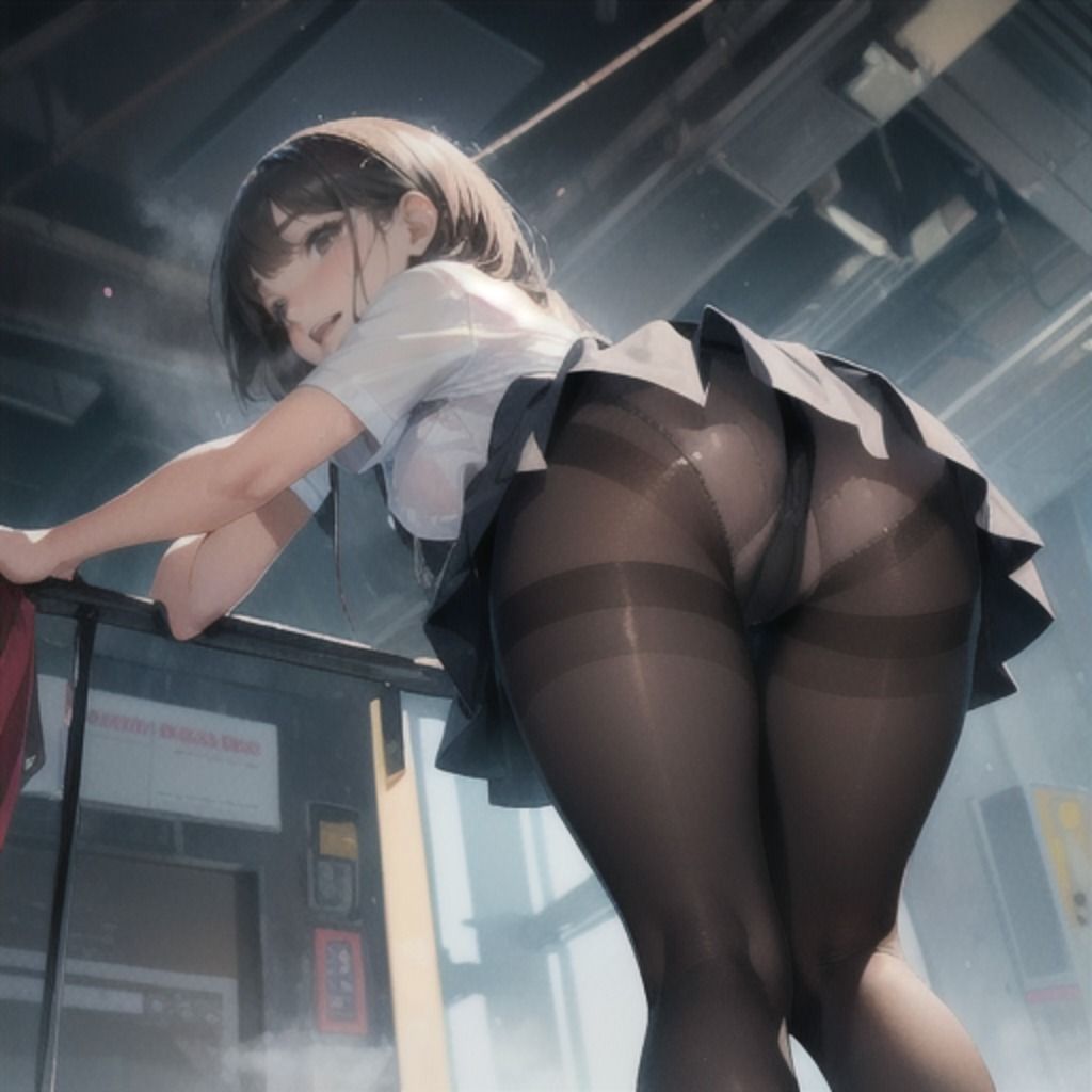 制服少女 黒タイツ編