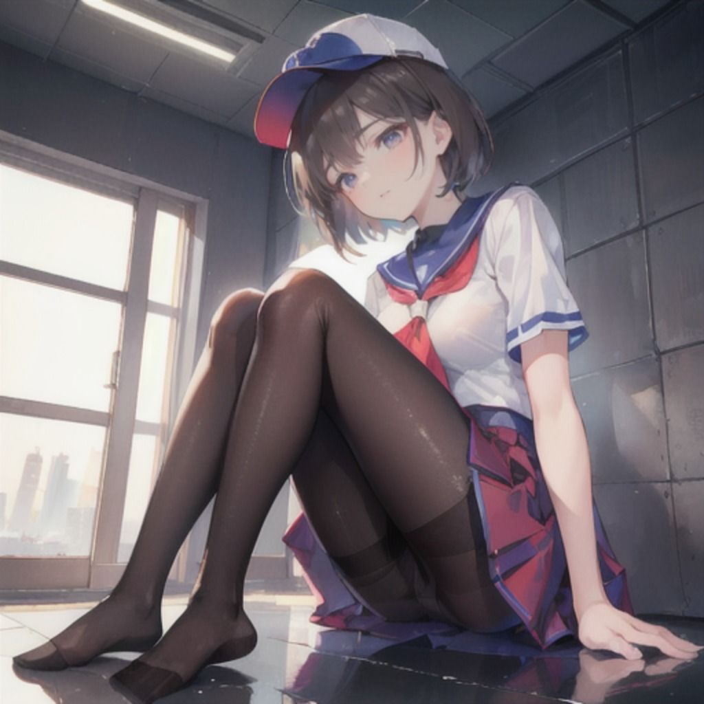 制服少女 黒タイツ編